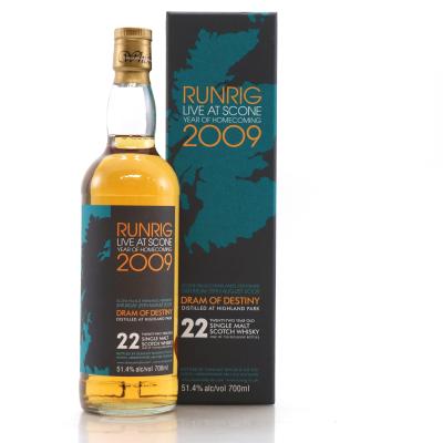 Highland Park  22 Year Old Duncan Taylor / Runrig Dram of Destiny