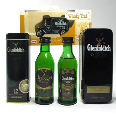 Glenfiddich 12 Year Old Miniature 2 x 5cl / with Days Gone Van