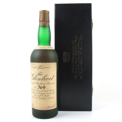 Glenlivet 25 Year Old Royal Wedding 75cl