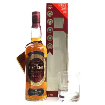 Singleton of Auchroisk 1981 / with Glass