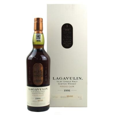Image for Lagavulin 1991 200th Anniversary 25 Year Old Single Cask