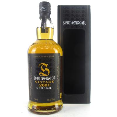 Springbank 2001 Vintage Cask Strength Batch #1