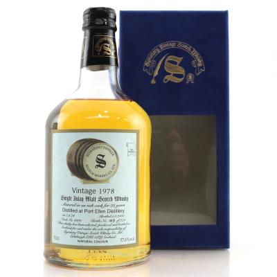 Port Ellen 1978 Signatory Vintage 23 Year Old / Cask #5342