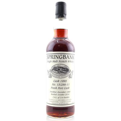 Springbank 1995 Single Cask #15/286-11 / Fresh Port Cask