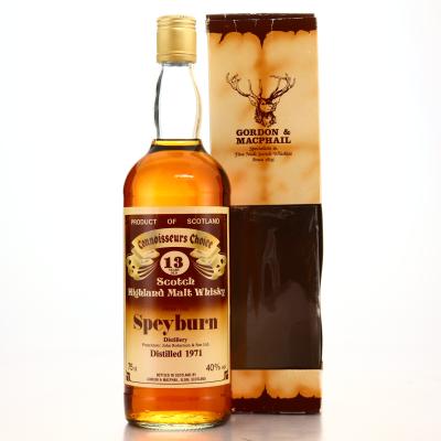 Speyburn 1971 Gordon and MacPhail 13 Year Old