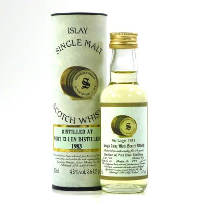 Port Ellen 1983 Signatory Vintage 14 Year Old Miniature​ 5cl