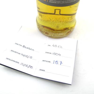 Image for Bowmore 1995 Hand Filled 22 Year Old Cask #1304 / Bourbon