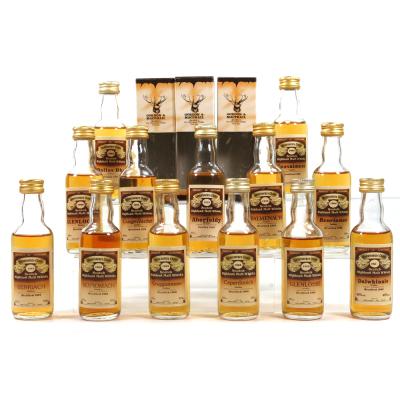 Miscellaneous 1980s Gordon and Macphail Miniatures 13 x 5cl