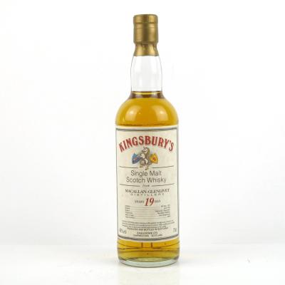 Macallan 1975 Kingsbury's 19 Year Old