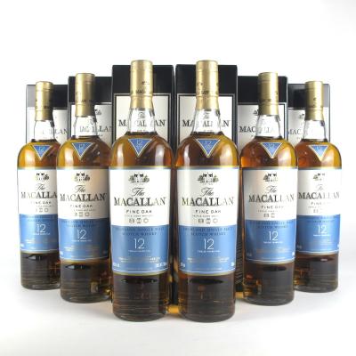 Macallan 12 Year Old Fine Oak - Nick Veasey Pillars Collection 6 x 70cl