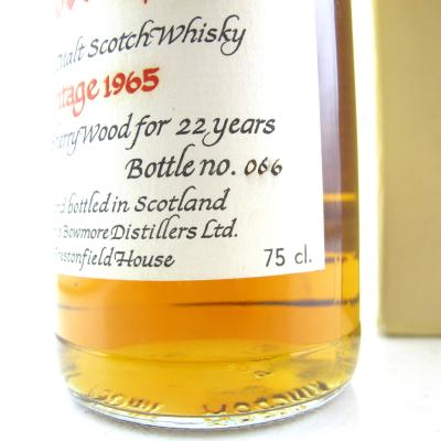 Image for Bowmore 1965 The Prestonfield 22 Year Old