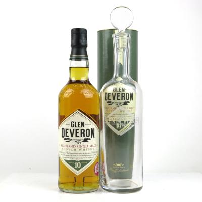 Glen Deveron 10 Year Old / Including Baccarat Decanter & Stopper Glen Deveron 10 Year Old / Including Baccarat Decanter & Stopper