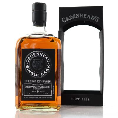 Miltonduff 2009 Cadenhead's 9 Year Old Cask Strength