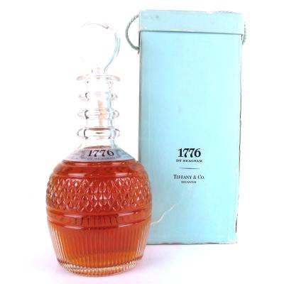 Seagram 1776 Premium American Whiskey 1970s / Tiffany Decanter