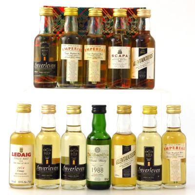 Vintage Single Malt Miniatures 12 x 5cl