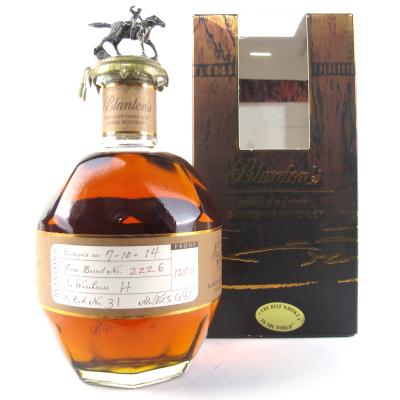 Blanton's Single Barrel Bourbon Dumped 2014 / Cask Strength