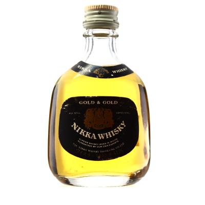 Nikka Gold and Gold Miniature 5cl 1980s