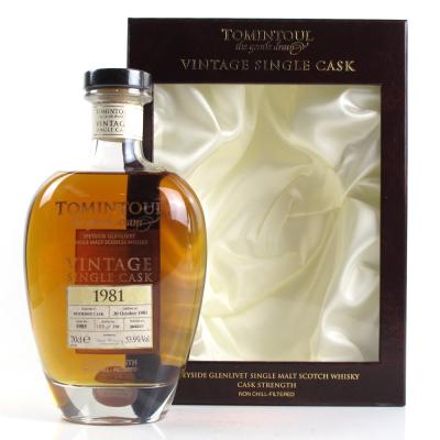 Tomintoul 1981 Single Cask 31 Year Old Tomintoul 1981 Single Cask 31 Year Old