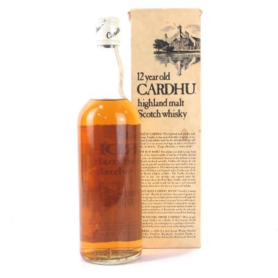 Image for Cardhu 12 Year Old 1970s/1980s