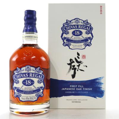 Chivas 18 Year Old Mizunara Cask Finish 1 Litre / Travel Retail