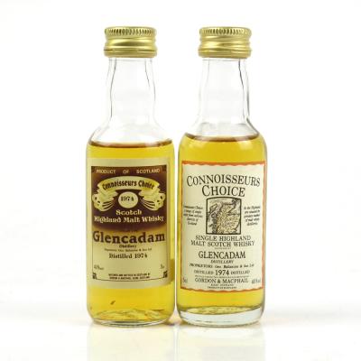 Glencadam 1974 Gordon and MacPhail 2 x 5cl