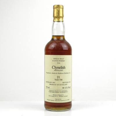 Clynelish 1965 Duthie for Corti 21 Year Old