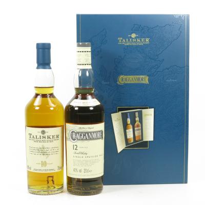 Cragganmore and Talisker gift set 2 x 20cl Cragganmore and Talisker gift set 2 x 20cl