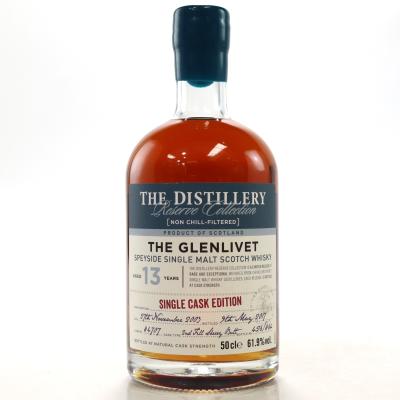 Glenlivet 2003 Reserve Collection 13 Year Old 50cl / Single Cask Edition