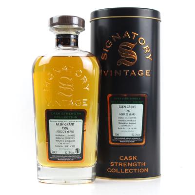 Glen Grant 1992 Signatory Vintage 23 Year Old Glen Grant 1992 Signatory Vintage 23 Year Old