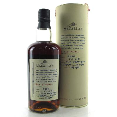 Image for Macallan 1981 Exceptional Cask #9780 50cl