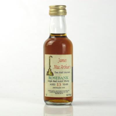 Rosebank 1978 James MacArthur's 13 Year Old Miniature 5cl 