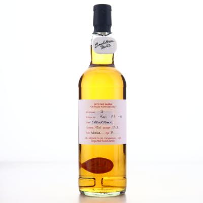 Springbank 2002 Duty Paid Sample 17 Year Old / Fresh Bourbon Hogshead