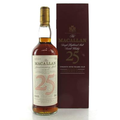 Image for Macallan 25 Year Old Anniversary Malt  75cl - US