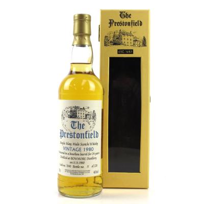 Image for Bowmore 1980 Prestonfield 24 Year Old