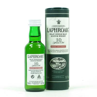 Laphroaig 10 Year Old Cask Strength 5cl Miniature