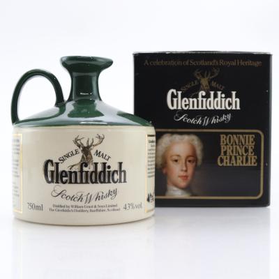 Glenfiddich Bonnie Prince Charlie Stoneware Decanter 1980s