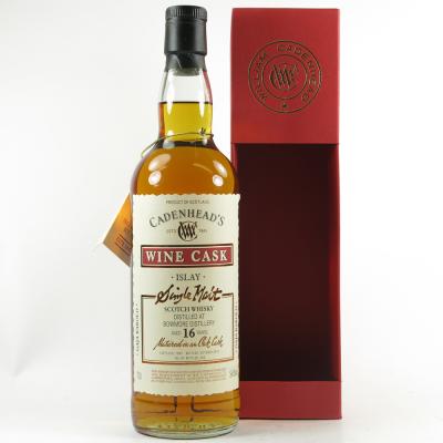 Image for Bowmore 1997 Cadenhead's Wine Cask 16 Year Old Image for Bowmore 1997 Cadenhead's Wine Cask 16 Year Old