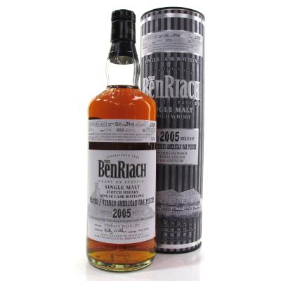 Benriach 2005 Single Cask 9 Year Old Peated / Virgin Oak Finish