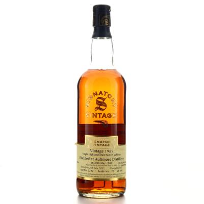 Aultmore 1989 Signatory Vintage 13 Year Old 75cl / US Import