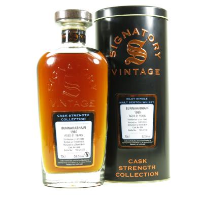 Bunnahabhain 1980 Signatory Vintage 31 Year Old