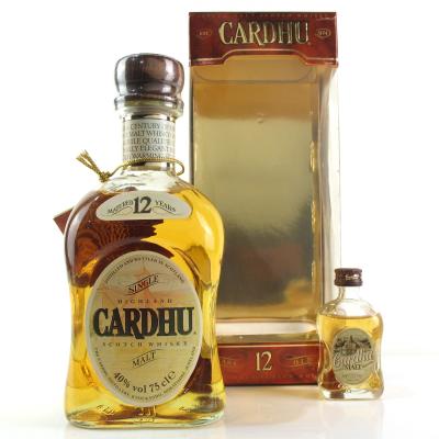 Cardhu 12 Year Old 1980s / Including 5cl Miniature