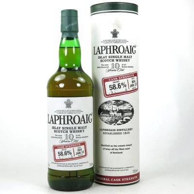 Laphroaig 10 Year Old Cask Strength Batch #004 US Import 75cl Laphroaig 10 Year Old Cask Strength Batch #004 US Import 75cl