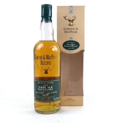 Image for Caol Ila 1990 Gordon and MacPhail Reserve Image for Caol Ila 1990 Gordon and MacPhail Reserve