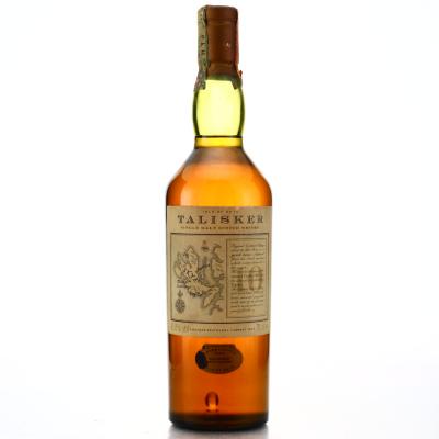 Talisker 10 Year Old Map Label 