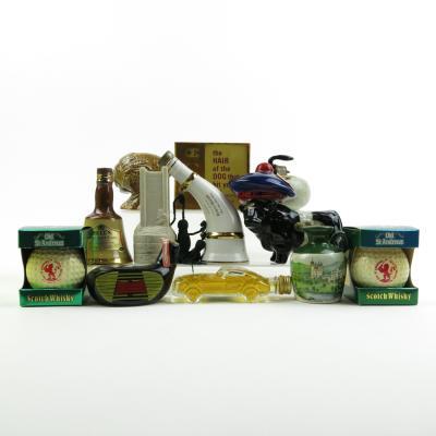 Miscellaneous Blended Whisky Miniature Decanter Selection x 13 Miscellaneous Blended Whisky Miniature Decanter Selection x 13