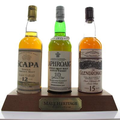 The Malt Heritage Collection 3 x 70cl / with Plinth