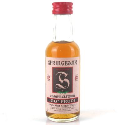 Springbank 12 Year Old 100 Proof Miniature 5cl