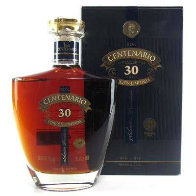 Ron Centenario Sistema Solera 30 Anos Edicion Limitada