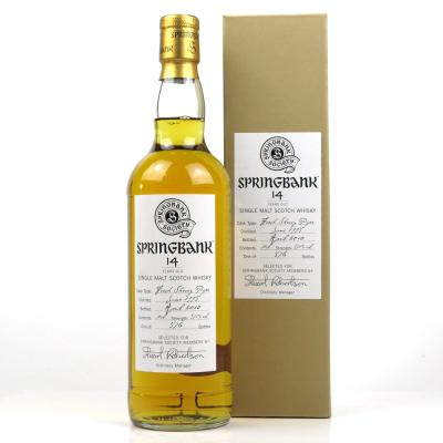 Springbank 1995 Sherry Pipe 14 Year Old