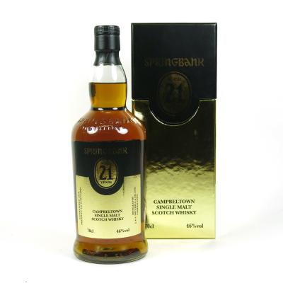 Springbank 21 Year Old (Signed)